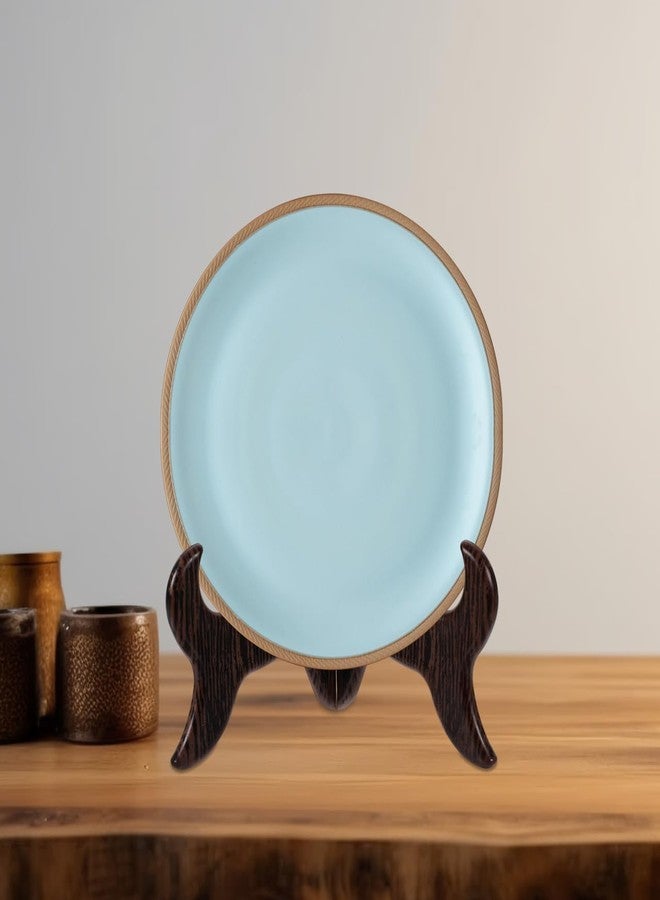 HOLIDYOYO Resin Display Stands for Plates and Photos 5.5X4.7 Inch Multi-Functional Tea Cake and Puerh Tea Brick Holders Decorative Plate Display Easels for Home Kitchen and Study - Image 4
